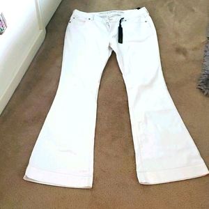 Express Flare white Jeans Size 12